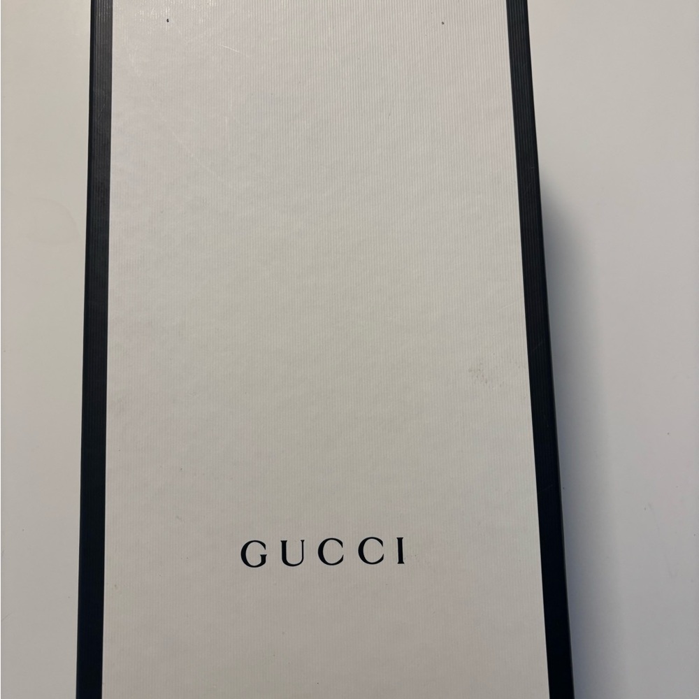 Gucci Classic White Shoe Box with Black Trim